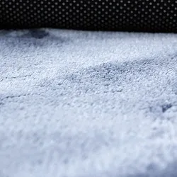 Round rugs - Aranga Super Soft Fur (steel blue)