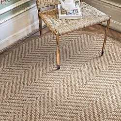 Round rug - Indoor/Outdoor Donora (brown)