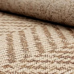 Round rug - Indoor/Outdoor Donora (brown)