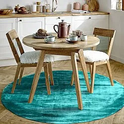 Round rug - Jodhpur Special Luxury Edition (turquoise)