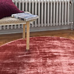 Round rug - Jodhpur Special Luxury Edition (burgundy)