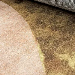 Round rug - Lazio (beige/pink)