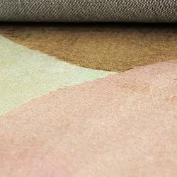 Round rug - Lazio (beige/pink)
