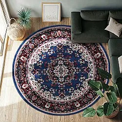 Round rug - Peking (blue)