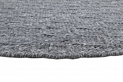 Round rug - Rut (dark grey)