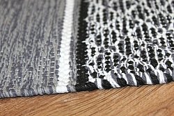 Rag rugs - Visby (black-white)
