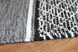 Rag rugs - Visby (black-white)