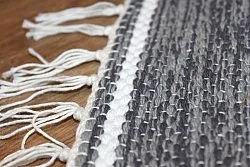 Rag rugs - Visby (black-white)