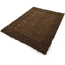 Shaggy rugs - Melilla Hand Woven Wool Shaggy (brown)