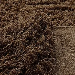 Shaggy rugs - Melilla Hand Woven Wool Shaggy (brown)
