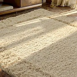 Shaggy rugs - Melilla Hand Woven Wool Shaggy (nature)