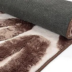 Shaggy rugs - Akaba (brown/light pink)
