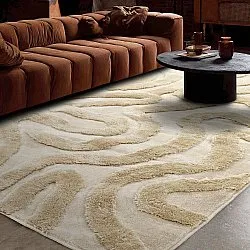Shaggy rugs - Akaba (cream/beige)