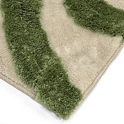 Shaggy rugs - Akaba (cream/green)