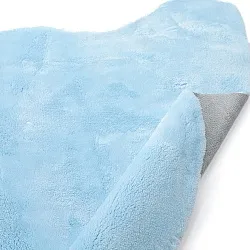 Children's Rug - Aranga Super Soft Cat (light blue)