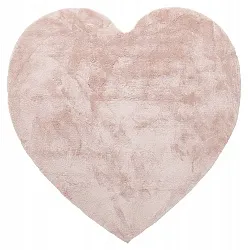 Children's Rug - Aranga Super Soft Heart (pink)