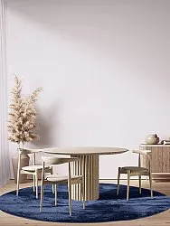 Round rugs - Aranga Super Soft Fur (dark blue)