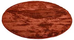 Round rugs - Aranga Super Soft Fur (red)