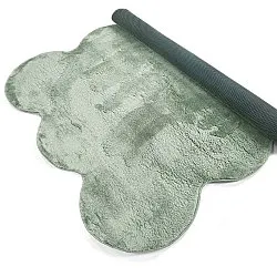 Wavy Shaggy Rug - Aranga Super Soft Fur (green)