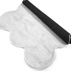 Wavy Shaggy Rug - Aranga Super Soft Fur (white)