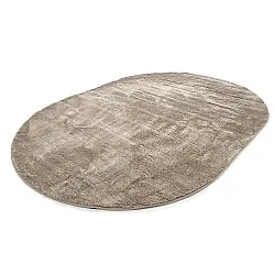 Oval Shaggy Rug - Aranga Super Soft Fur (brown)