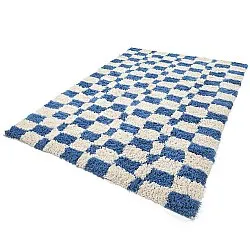 Shaggy rugs - Atrani Natural Cotton Shaggy (blue)