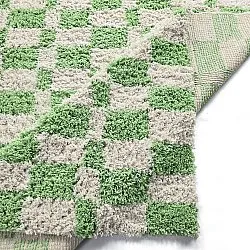 Shaggy rugs - Atrani Natural Cotton Shaggy (green)