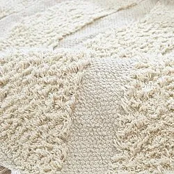 Shaggy rugs - Callista Natural Cotton Shaggy (beige)