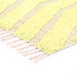 Shaggy rugs - Callista Natural Cotton Shaggy (yellow)