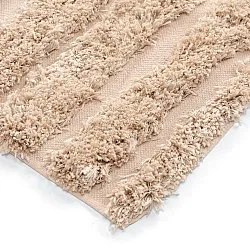 Shaggy rugs - Cazorla Natural Cotton Shaggy (beige)