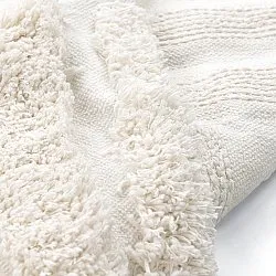 Shaggy rugs - Cazorla Natural Cotton Shaggy (off-white)