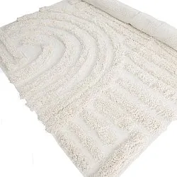 Shaggy rugs - Cazorla Natural Cotton Shaggy (off-white)