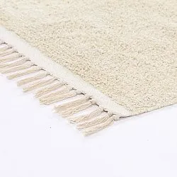 Shaggy rugs - Celina Natural Cotton Shaggy (off white/beige)