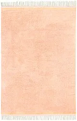 Shaggy rugs - Celina Natural Cotton Shaggy (pink/beige)