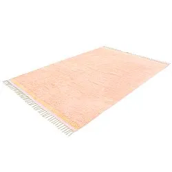 Shaggy rugs - Celina Natural Cotton Shaggy (pink/beige)