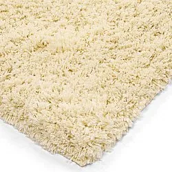 Shaggy rugs - Combarro Solid Cotton Shaggy (light yellow)