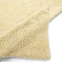 Shaggy rugs - Combarro Solid Cotton Shaggy (light yellow)
