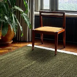 Shaggy rugs - Conques (green/white)