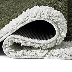 Shaggy rugs - Conques (green/white)