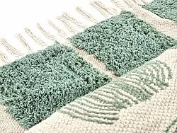 Shaggy rugs - Cyrus Natural Cotton Shaggy (green)