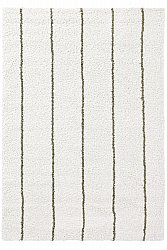 Shaggy rugs - Eze (white/green)