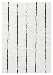 Shaggy rugs - Eze (white/black)