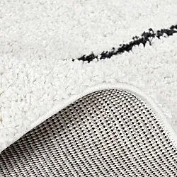 Shaggy rugs - Eze (white/black)