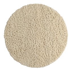 Round rug - Fassale Hand Woven Wool Shaggy (cream)