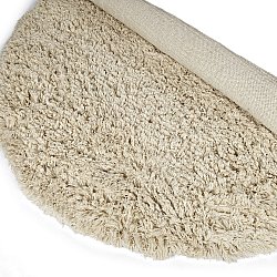 Round rug - Fassale Hand Woven Wool Shaggy (cream)