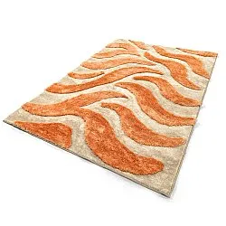 Shaggy rugs - Fergana (cream/orange)
