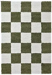 Shaggy rugs - Gordes (green/white)