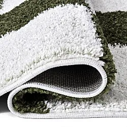 Shaggy rugs - Gordes (green/white)
