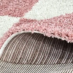 Shaggy rugs - Gordes (pink/white)