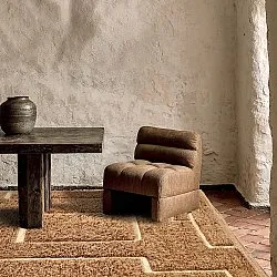 Shaggy rugs - Kiberg Hand Woven Wool Shaggy (beige)